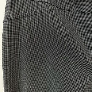 Charter Club pants black/white tiny check. Size 6